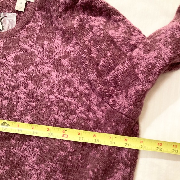 Dana Bachman burgundy open cardigan size XL New WOT - Picture 6 of 7